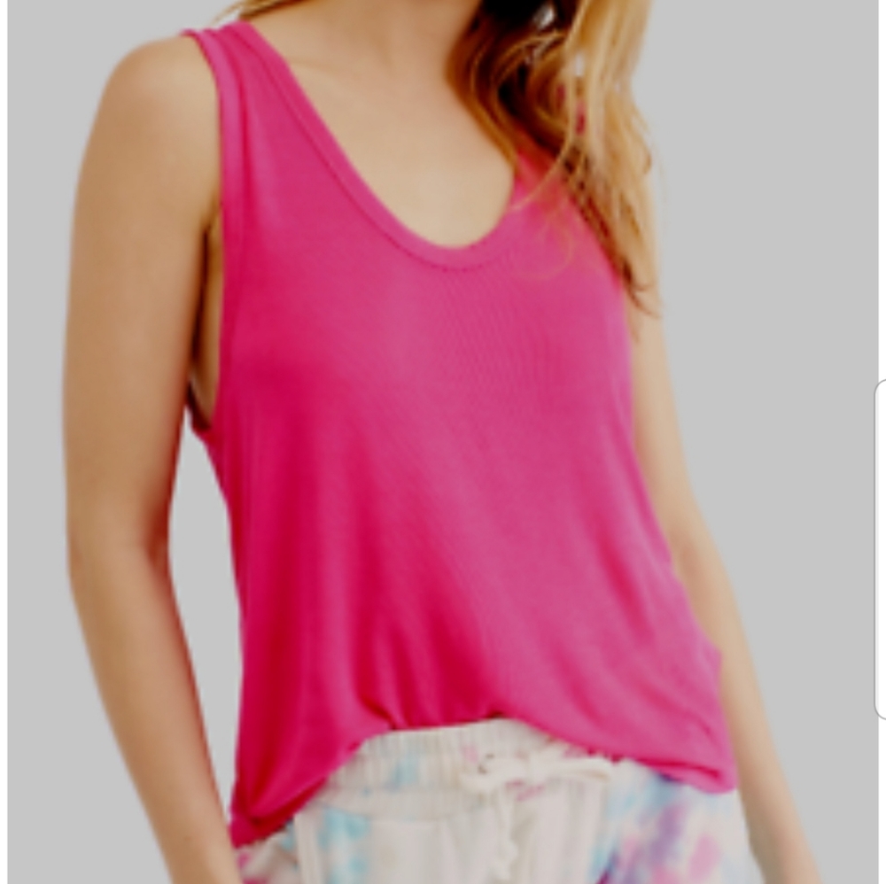 We The Free Take The Plunge Tank Top M NWT